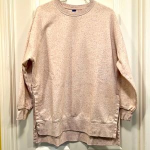 Old Navy Boyfriend Tunic-style Sweatshirt size L